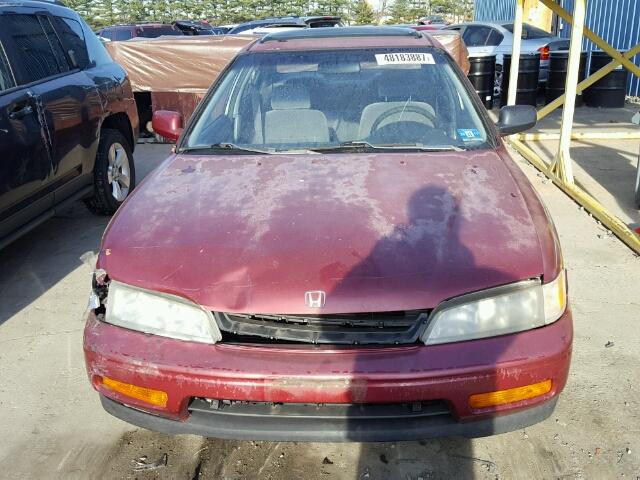 1HGCD5654SA053350 - 1995 HONDA ACCORD EX RED photo 9