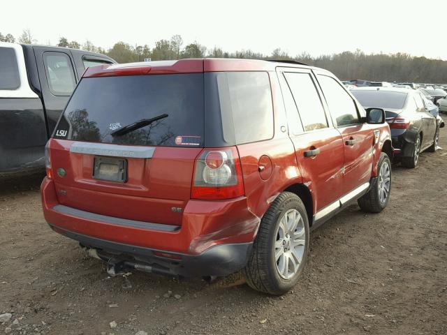 SALFP24N78H044929 - 2008 LAND ROVER LR2 SE RED photo 4