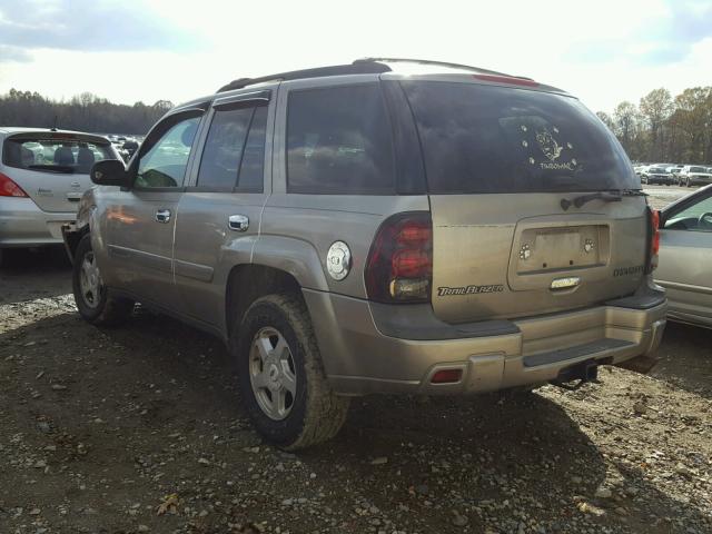 1GNDT13S722329871 - 2002 CHEVROLET TRAILBLAZE BEIGE photo 3