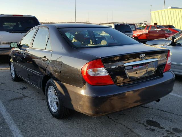 4T1BE32K22U608877 - 2002 TOYOTA CAMRY LE 黑色 照片 3