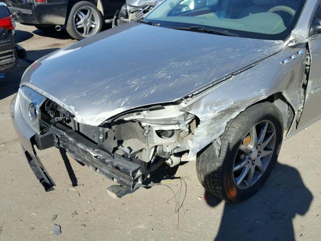 1G4HD57237U226964 - 2007 BUICK LUCERNE CX SILVER photo 9