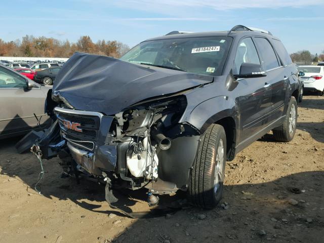 1GKKVRKD7FJ381058 - 2015 GMC ACADIA SLT GRAY photo 2