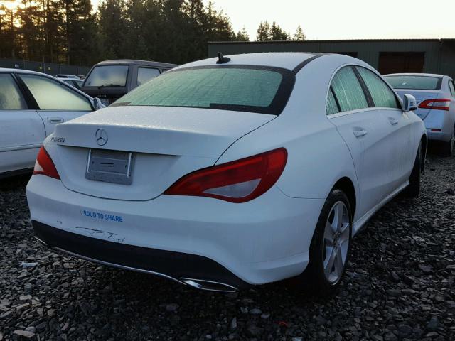 WDDSJ4EB8JN544313 - 2018 MERCEDES-BENZ CLA 250 WHITE photo 4