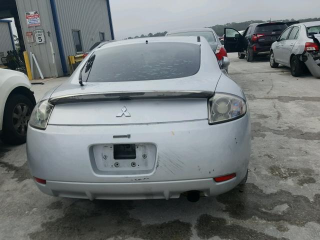 4A3AK24F06E039608 - 2006 MITSUBISHI ECLIPSE GS SILVER photo 9