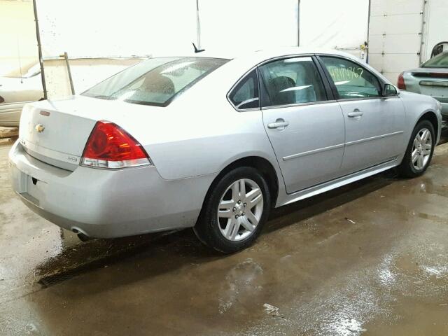 2G1WB5E33E1130993 - 2014 CHEVROLET IMPALA LIM SILVER photo 4