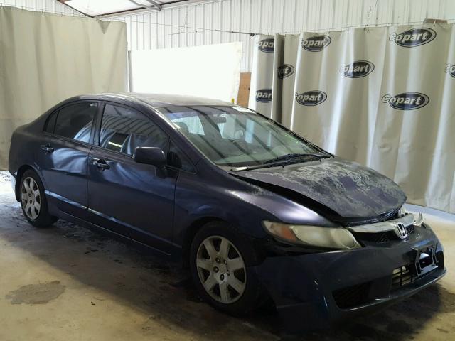 2HGFA1F59AH546214 - 2010 HONDA CIVIC LX BLUE photo 1