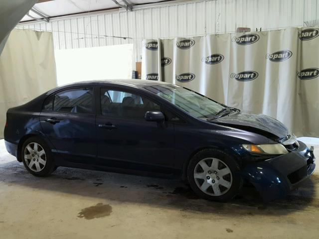 2HGFA1F59AH546214 - 2010 HONDA CIVIC LX BLUE photo 9