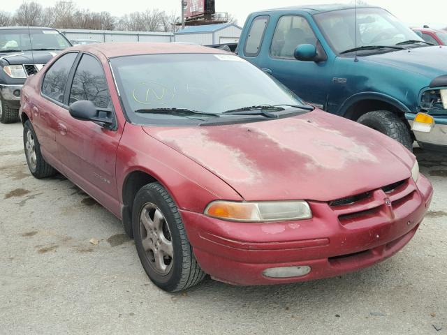 1B3EJ56HXYN198857 - 2000 DODGE STRATUS ES MAROON photo 1