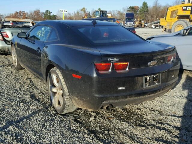 2G1FA1E39D9209211 - 2013 CHEVROLET CAMARO LS BLACK photo 3