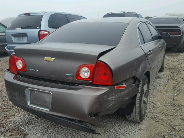 1G1ZC5EUXBF365205 - 2011 CHEVROLET MALIBU 1LT BROWN photo 4