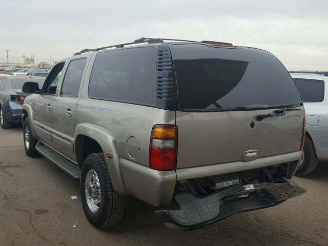 1GKGK26U03R213789 - 2003 GMC YUKON XL K TAN photo 3