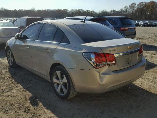 1G1PG5S92B7231911 - 2011 CHEVROLET CRUZE LT BEIGE photo 3