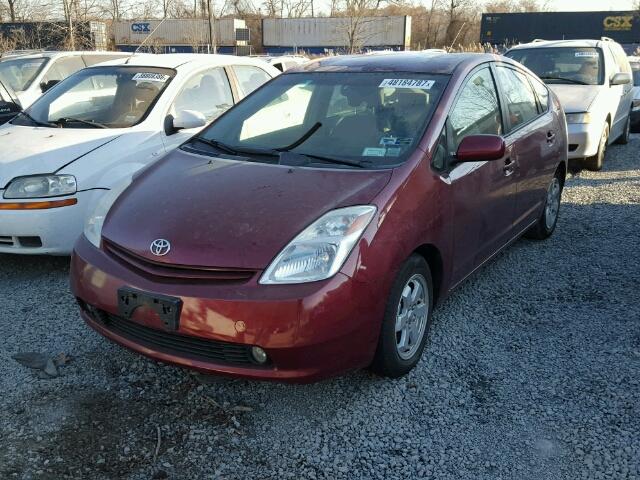 JTDKB20U450127150 - 2005 TOYOTA PRIUS RED photo 2