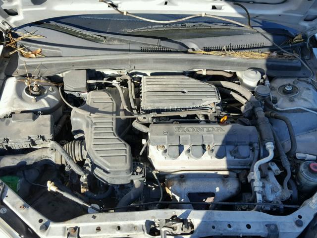 1HGES15581L026101 - 2001 HONDA CIVIC LX SILVER photo 7