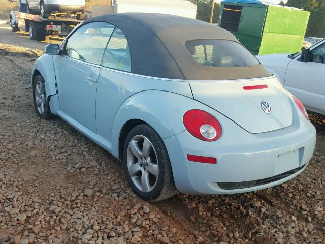 3VWSF31Y26M304480 - 2006 VOLKSWAGEN NEW BEETLE ლურჯი ფოტო 3