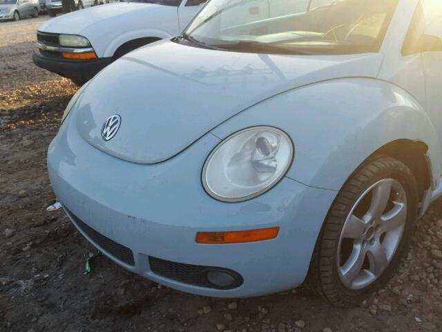 3VWSF31Y26M304480 - 2006 VOLKSWAGEN NEW BEETLE ლურჯი ფოტო 9