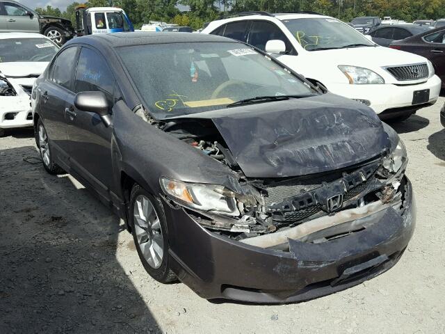 19XFA1F91AE011746 - 2010 HONDA CIVIC EXL Qəhvəyi foto 1