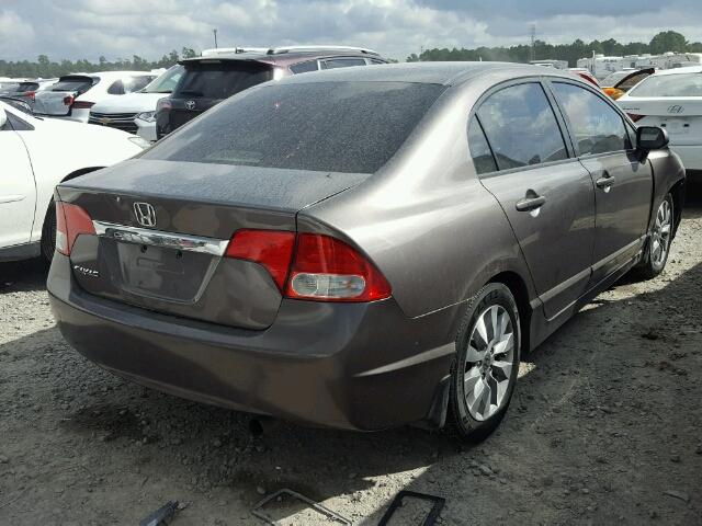 19XFA1F91AE011746 - 2010 HONDA CIVIC EXL Qəhvəyi foto 4