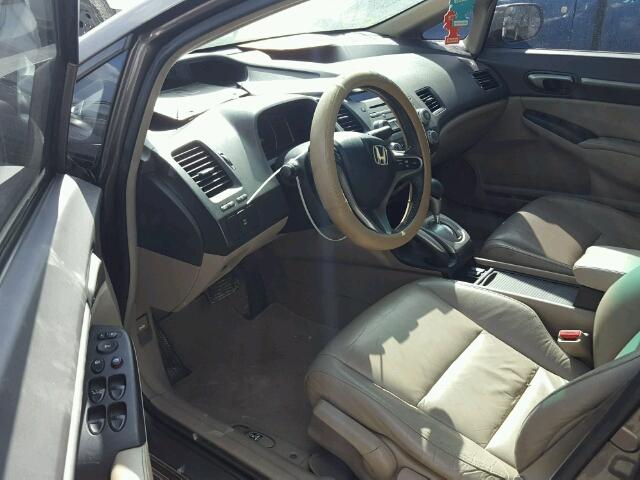 19XFA1F91AE011746 - 2010 HONDA CIVIC EXL Qəhvəyi foto 9