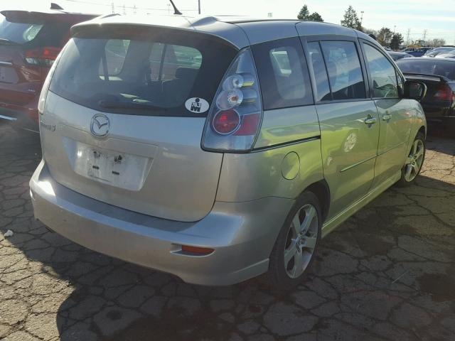 JM1CR293060130848 - 2006 MAZDA 5 SILVER photo 4