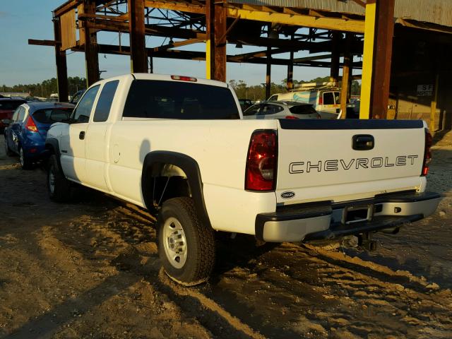 1GCHC29U37E124238 - 2007 CHEVROLET SILVERADO WHITE photo 3