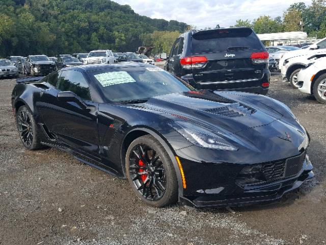 1G1YS2D64K5600977 - 2019 CHEVROLET CORVETTE Z BLACK photo 1