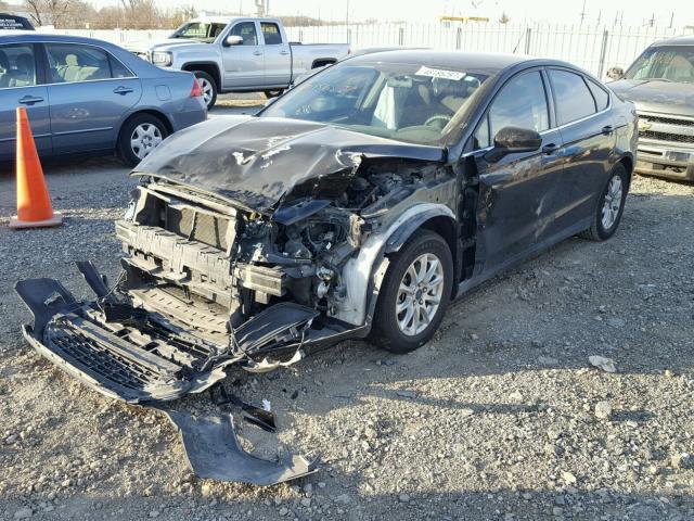 3FA6P0G70GR156578 - 2016 FORD FUSION S BLACK photo 2