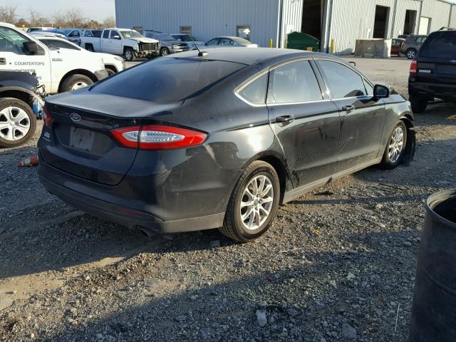 3FA6P0G70GR156578 - 2016 FORD FUSION S BLACK photo 4