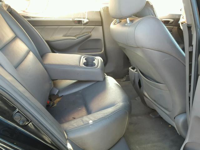 2HGFA16998H357205 - 2008 HONDA CIVIC EXL 黑色 照片 6