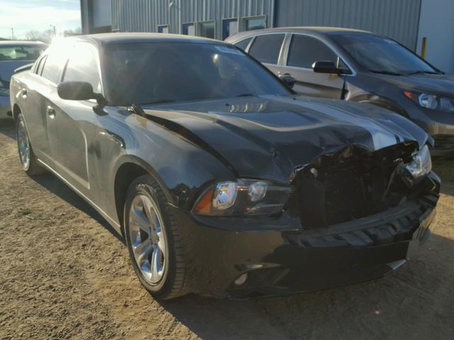 2C3CDXBGXEH115944 - 2014 DODGE CHARGER SE BLACK photo 1