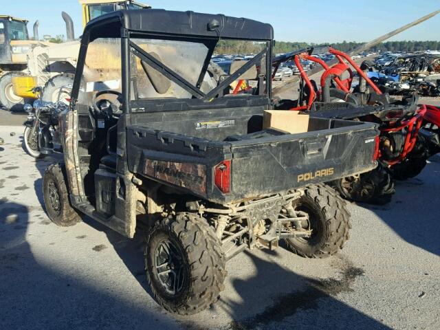 4XARTA876FT124407 - 2015 POLARIS RANGER XP BLACK photo 3