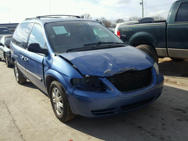 1A4GJ45R27B120837 - 2007 CHRYSLER TOWN & COU BLUE photo 1