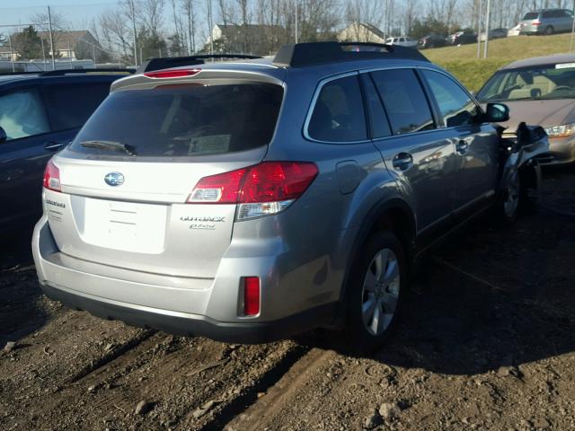 4S4BRBCC9A3371783 - 2010 SUBARU OUTBACK 2. GRAY photo 4