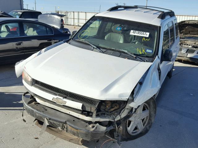 1GNES16S436164343 - 2003 CHEVROLET TRAILBLAZE WHITE photo 2