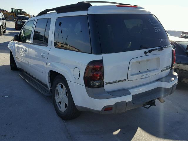 1GNES16S436164343 - 2003 CHEVROLET TRAILBLAZE WHITE photo 3