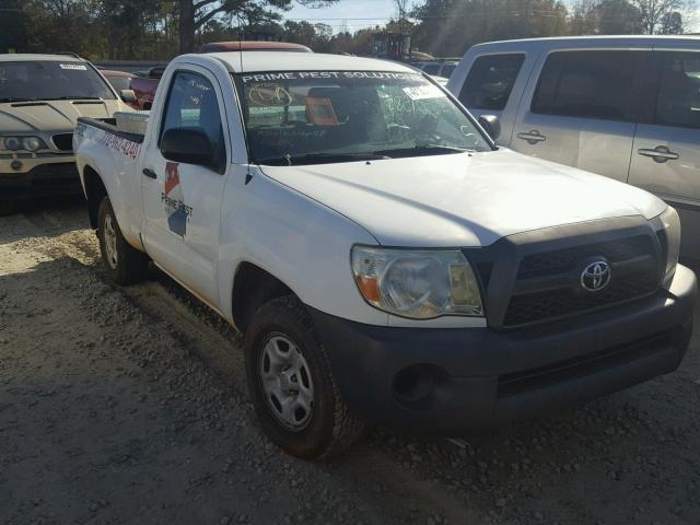 5TFNX4CN9BX003764 - 2011 TOYOTA TACOMA WHITE photo 1