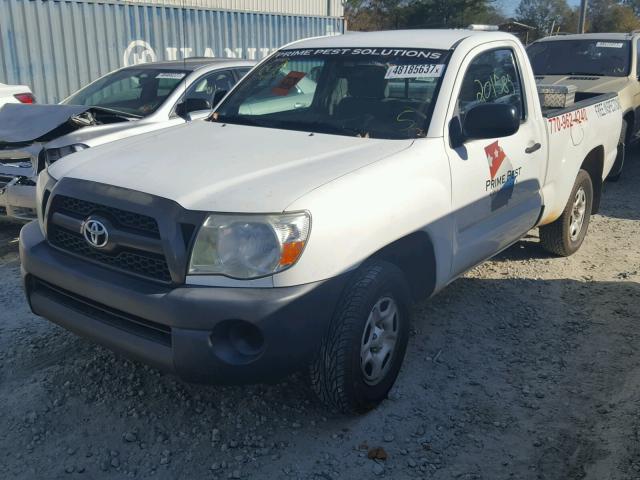 5TFNX4CN9BX003764 - 2011 TOYOTA TACOMA WHITE photo 2