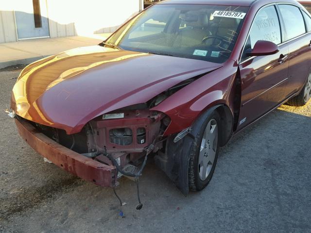 2G1WD58C579354907 - 2007 CHEVROLET IMPALA SUP BURGUNDY photo 10