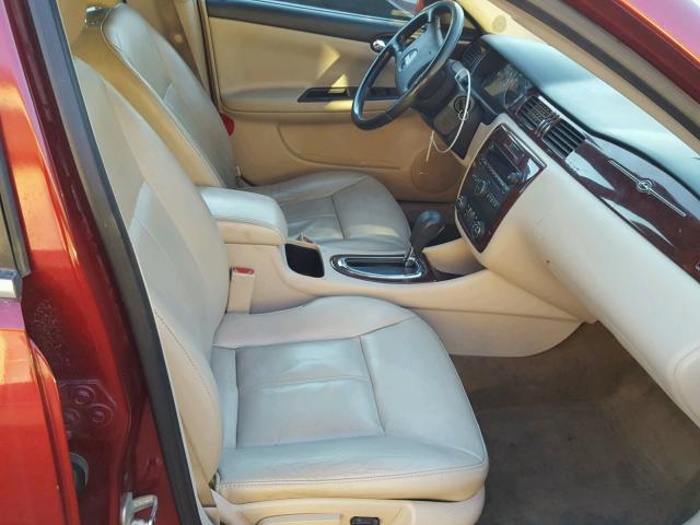 2G1WD58C579354907 - 2007 CHEVROLET IMPALA SUP 勃艮第红 照片 5