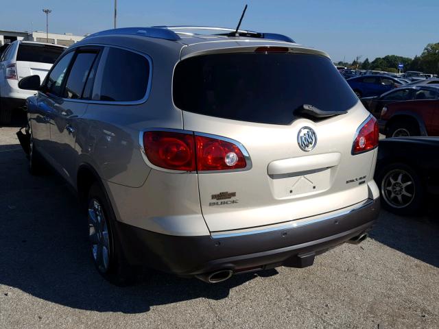 5GAER23748J300051 - 2008 BUICK ENCLAVE CX TAN photo 3