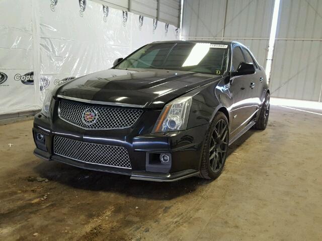 1G6DV5EP0A0138759 - 2010 CADILLAC CTS-V BLACK photo 2