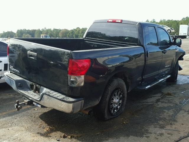 5TFRV54118X044374 - 2008 TOYOTA TUNDRA DOU BLACK photo 4