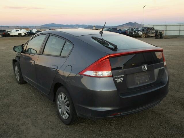 JHMZE2H51BS009350 - 2011 HONDA INSIGHT LX GRAY photo 3