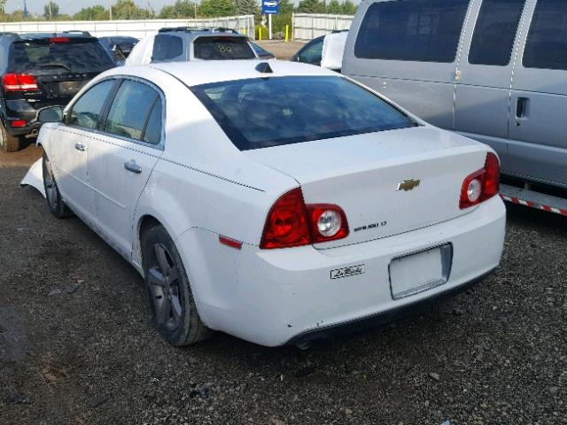 1G1ZC5E03CF366131 - 2012 CHEVROLET MALIBU 1LT WHITE photo 3