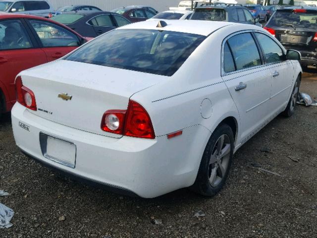 1G1ZC5E03CF366131 - 2012 CHEVROLET MALIBU 1LT WHITE photo 4
