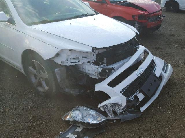 1G1ZC5E03CF366131 - 2012 CHEVROLET MALIBU 1LT WHITE photo 9