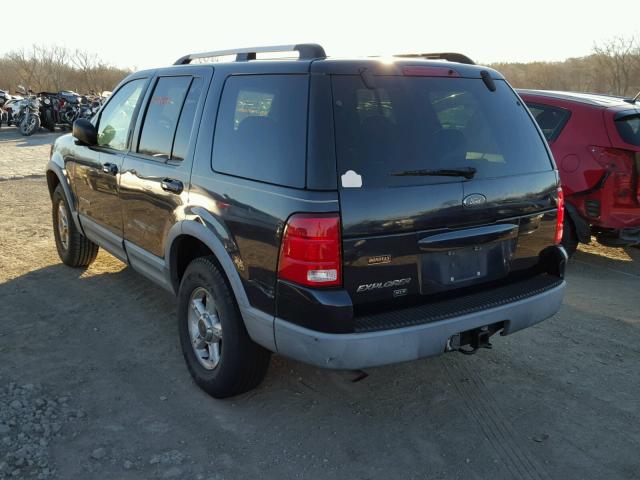 1FMZU63E42UA25383 - 2002 FORD EXPLORER X BLUE photo 3