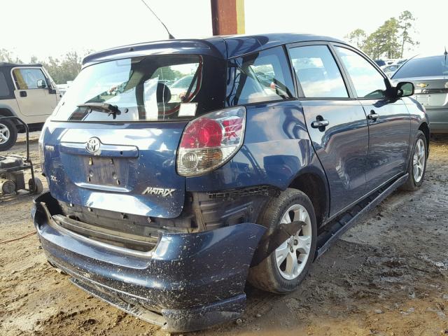 2T1KR32E78C707123 - 2008 TOYOTA COROLLA MA BLUE photo 4