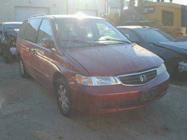 5FNRL18603B094514 - 2003 HONDA ODYSSEY EX RED photo 1