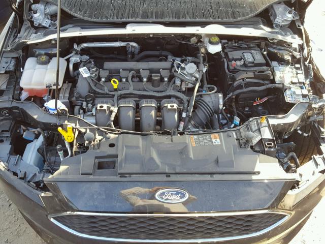 1FADP3E2XHL253335 - 2017 FORD FOCUS S BLACK photo 7